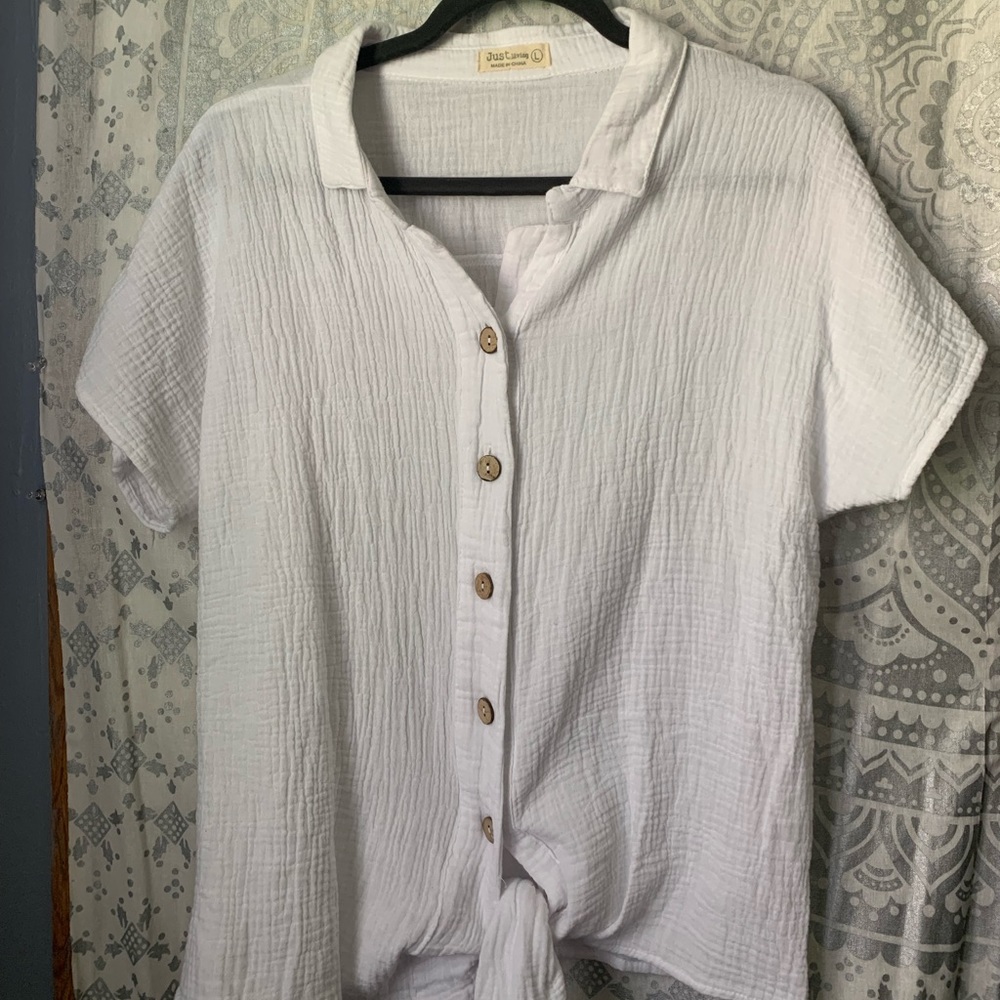 White Button Up Shirt